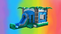 Tropical Blue Crush Single Lane