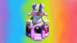 Giant Easter Bunny Bounce House