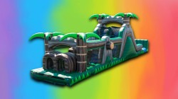 47 Ft Rainforest Dual Lane Obstacle Course